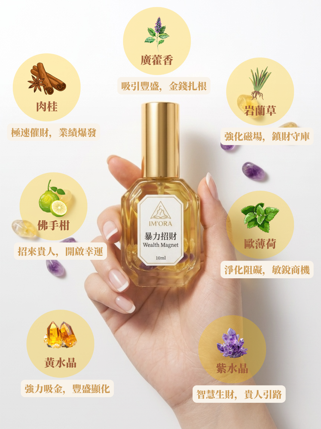 「暴力招財」顯化噴霧